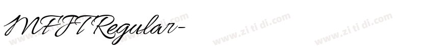 MFJT Regular字体转换 MFJT Regular字体转换